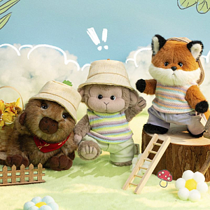 Набор Lina TeddyTales "Лесные зверята",S , 6 шт